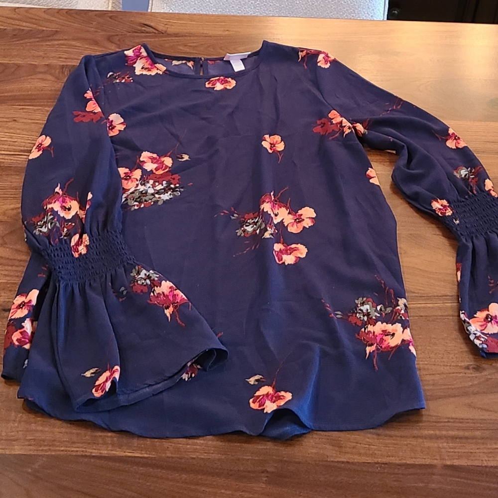 Maternity Blouse with Bell Sleeves